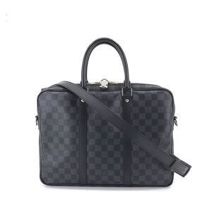 Louis Vuitton Damier Graphite PDV PM Shoulder Bag Black